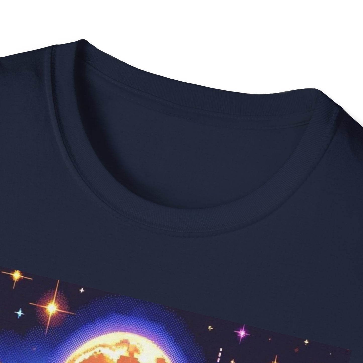 Blue Space Monkey Unisex Soft style T-Shirt #1