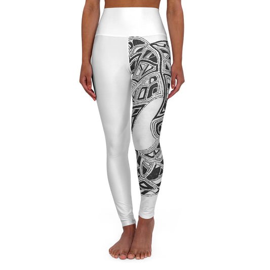 High Waisted Yoga Leggings (AOP)