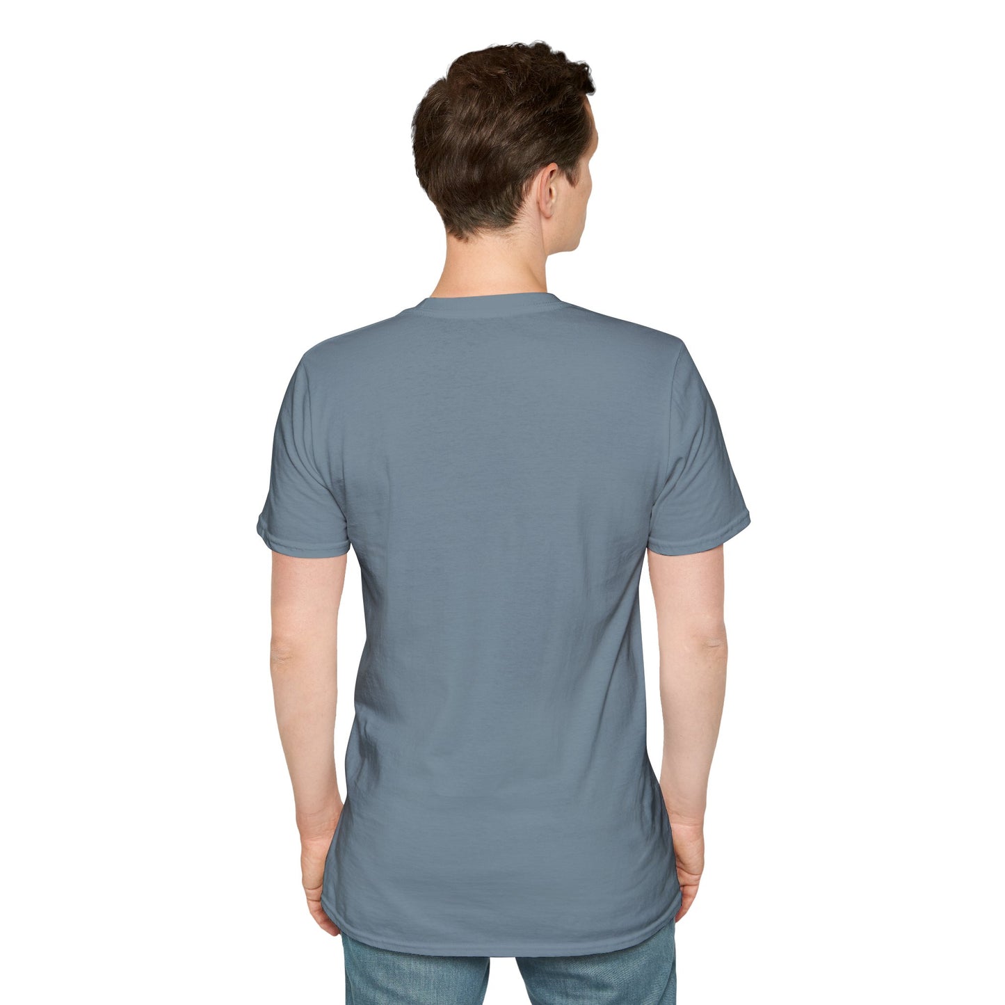 Blue Space Monkey Unisex Soft style T-Shirt #1