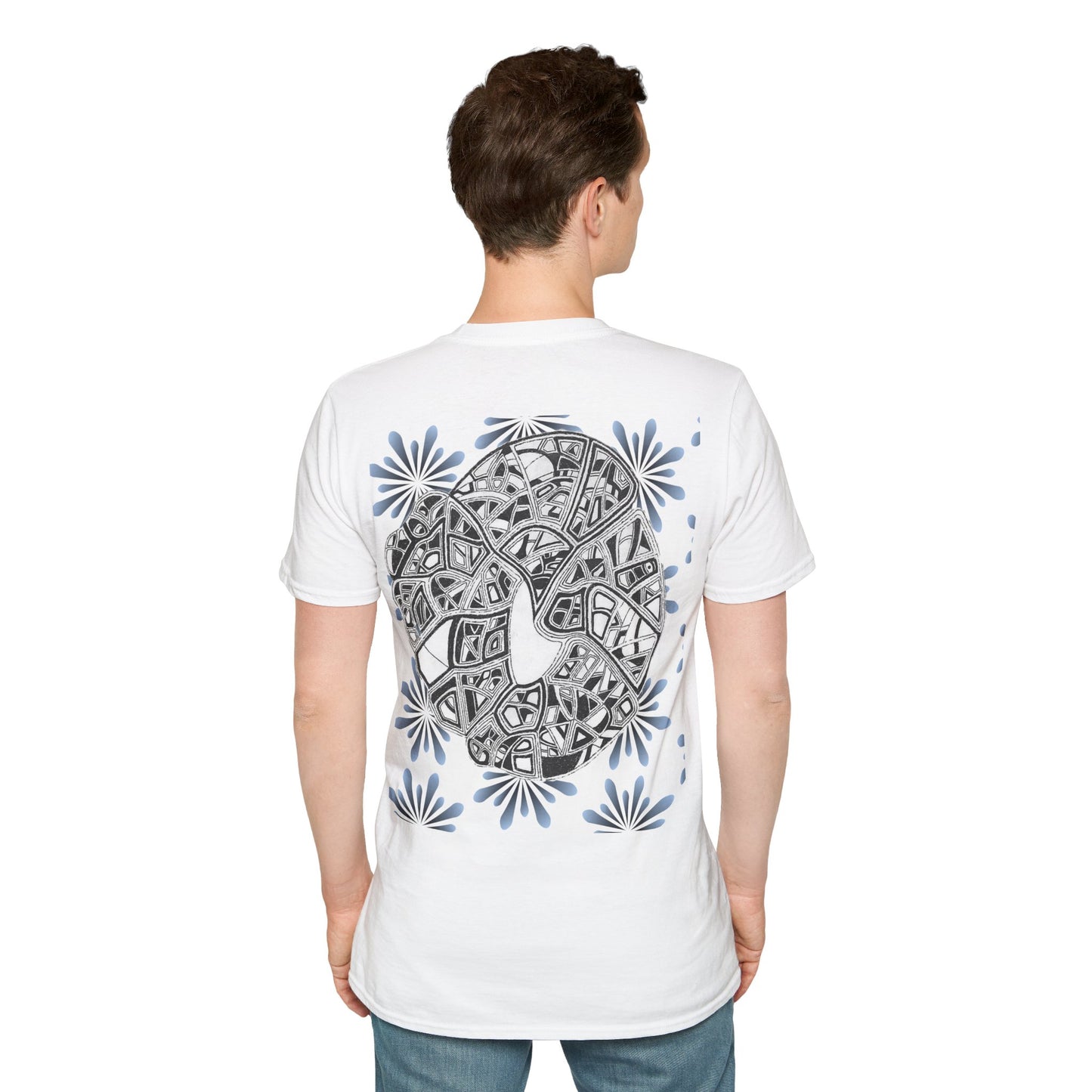 Back Print Unisex Softstyle T-Shirt