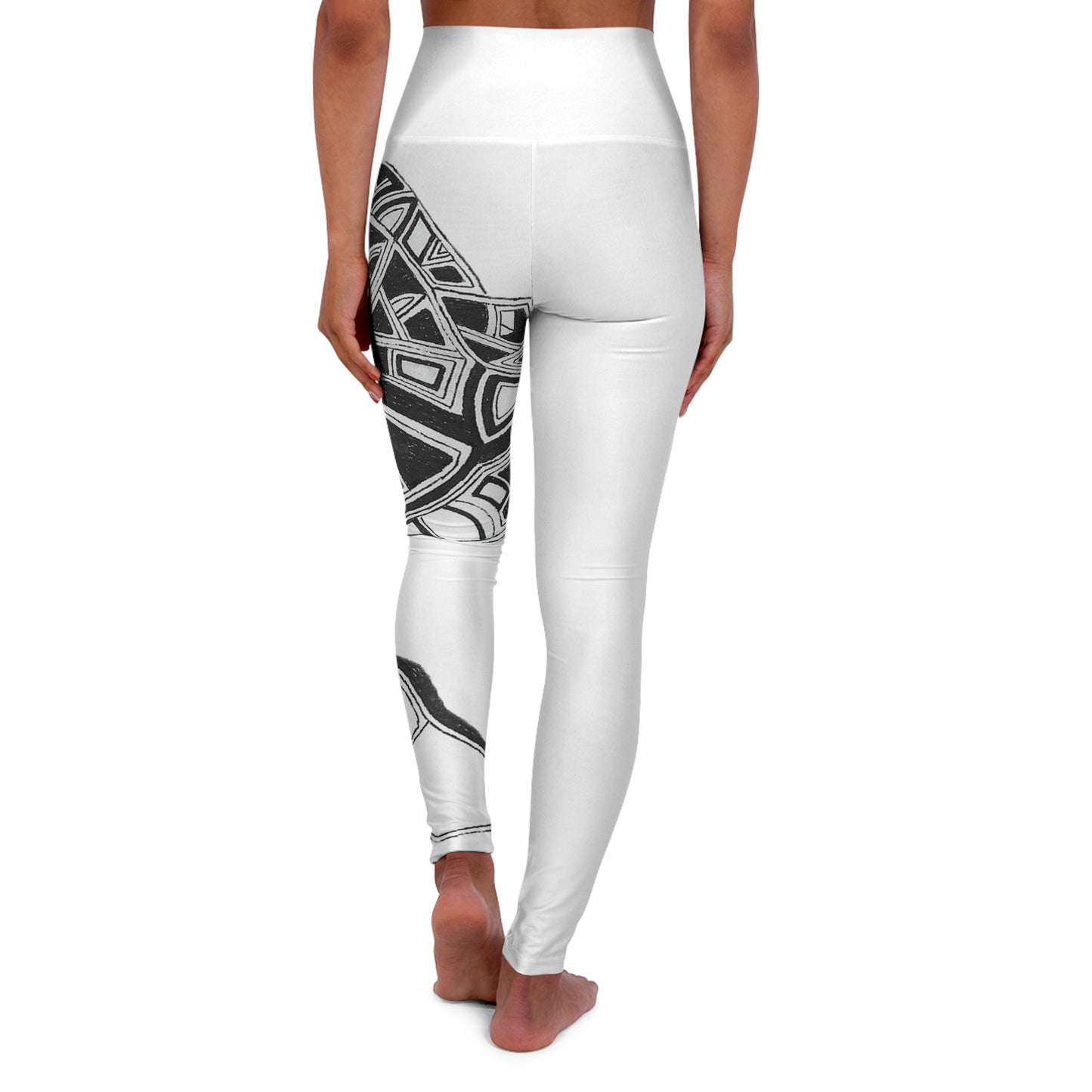 High Waisted Yoga Leggings (AOP)