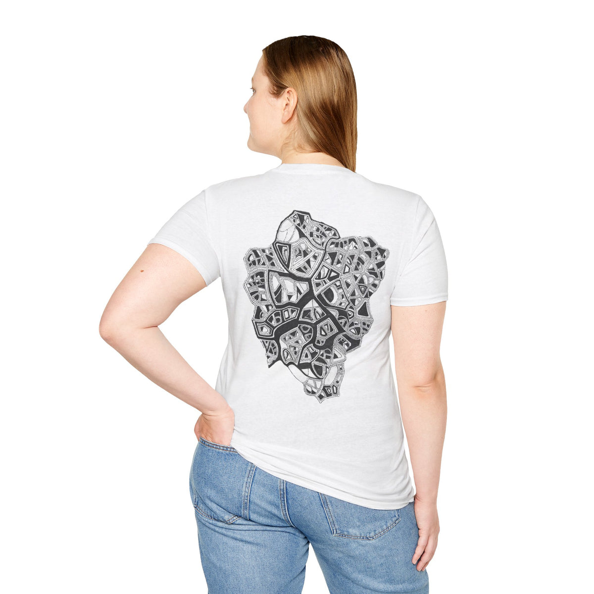 Back Print Unisex Softstyle T-Shirt