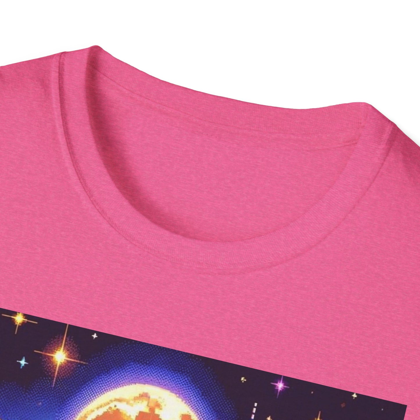 Blue Space Monkey Unisex Soft style T-Shirt #1