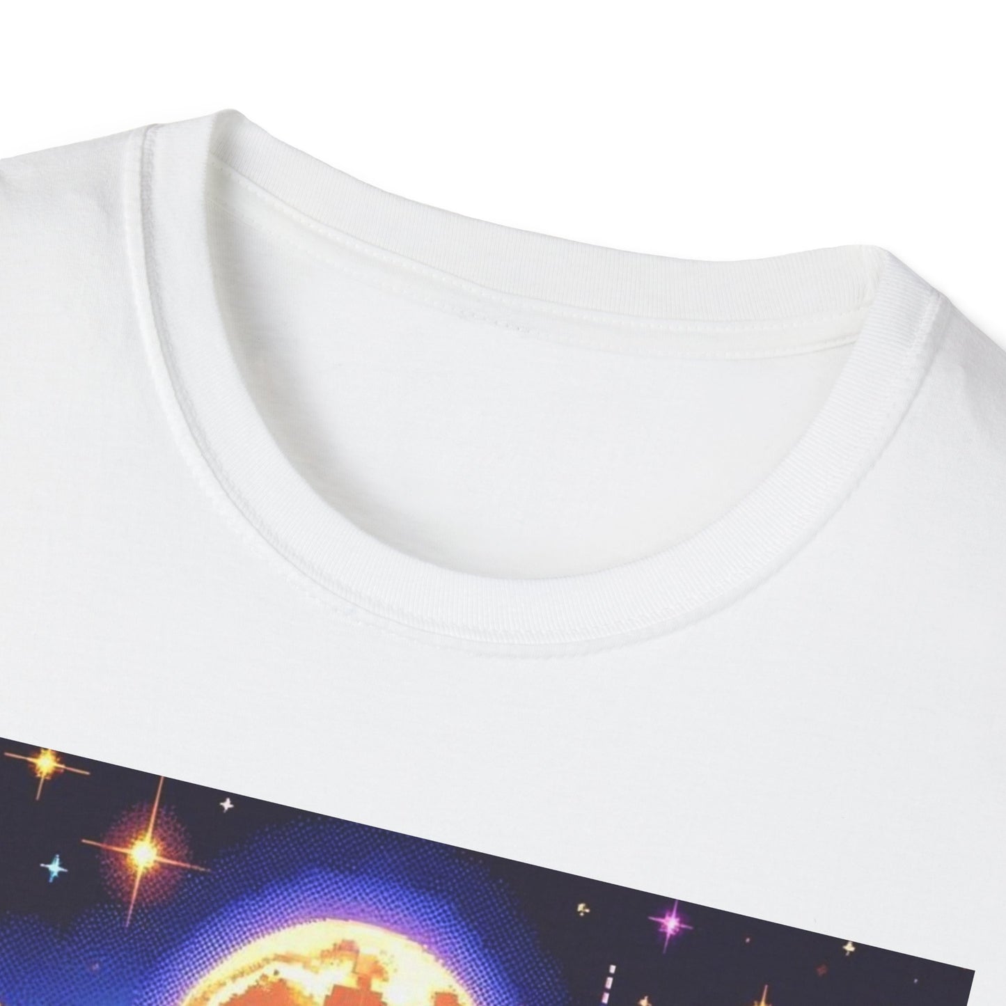Blue Space Monkey Unisex Soft style T-Shirt #1