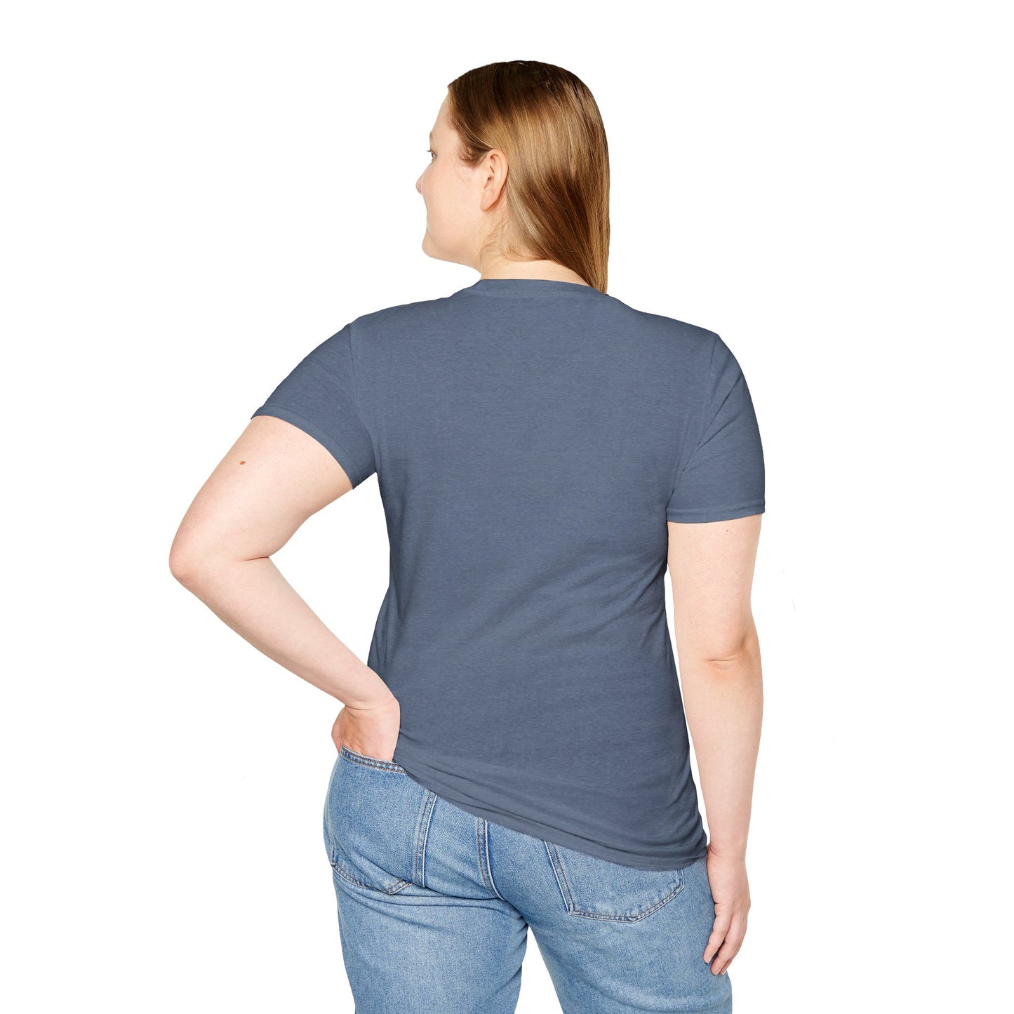Blue Space Monkey Unisex Soft style T-Shirt #1