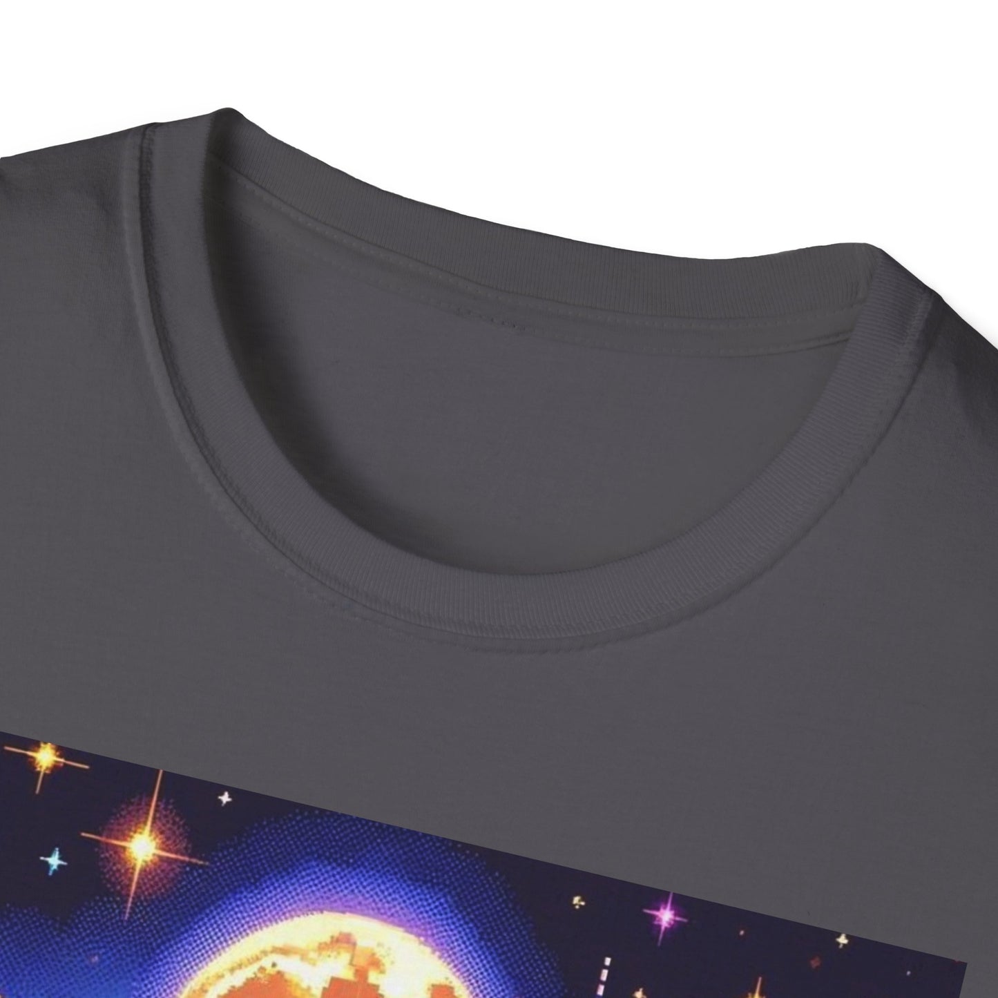Blue Space Monkey Unisex Soft style T-Shirt #1