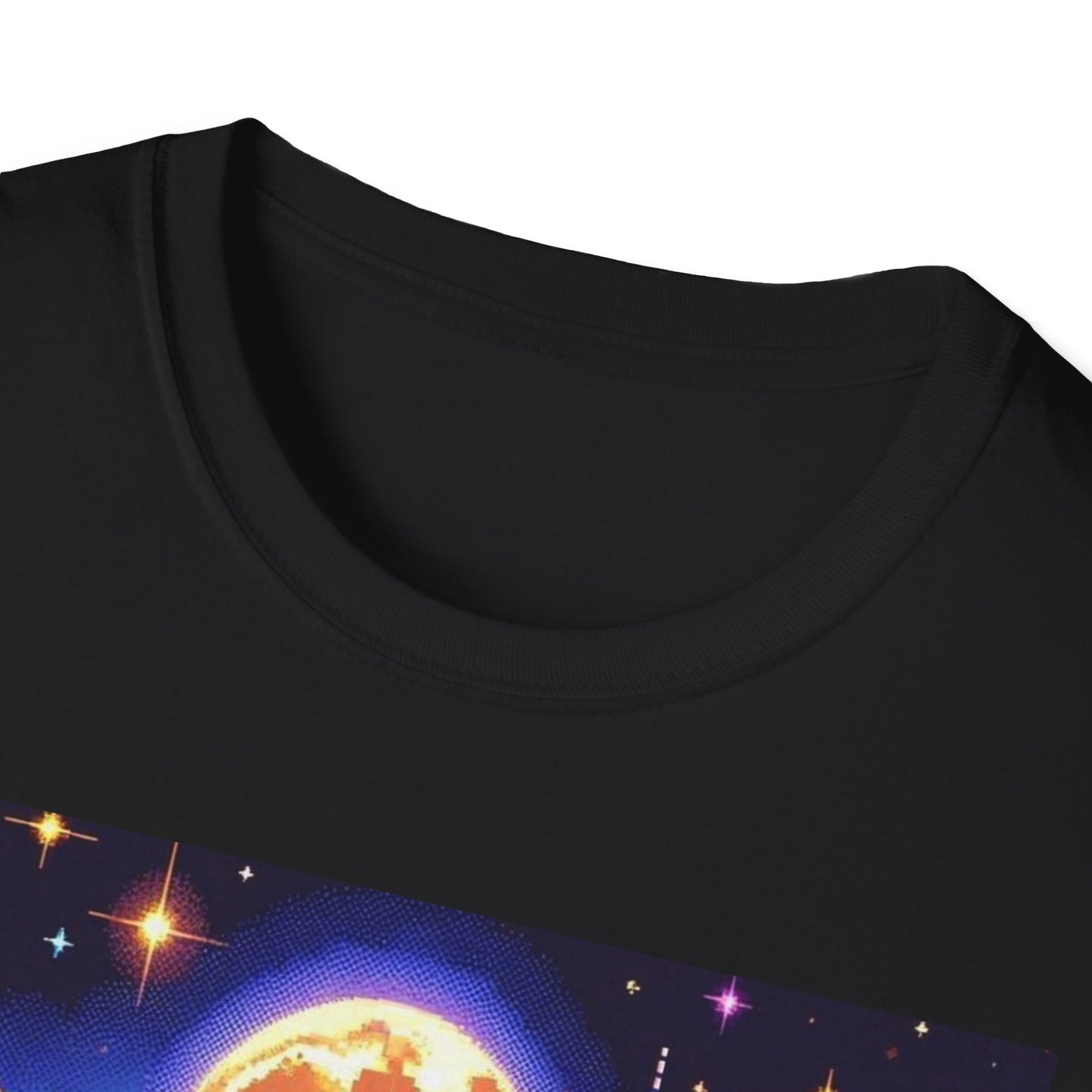 Blue Space Monkey Unisex Soft style T-Shirt #1