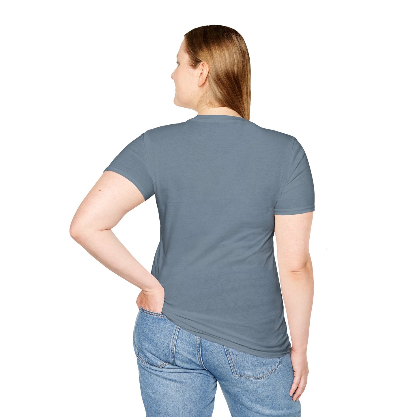 Blue Space Monkey Unisex Soft style T-Shirt #1