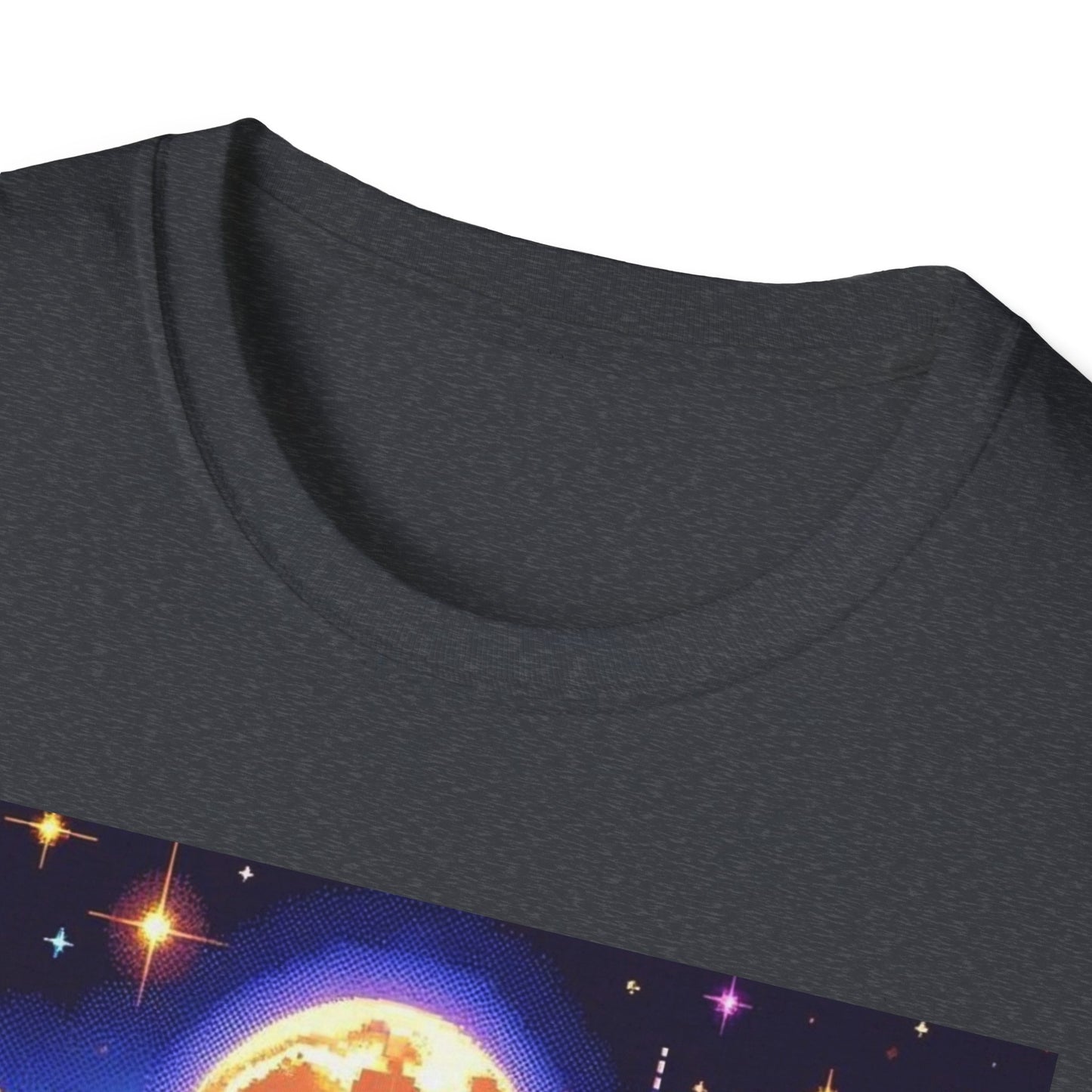 Blue Space Monkey Unisex Soft style T-Shirt #1