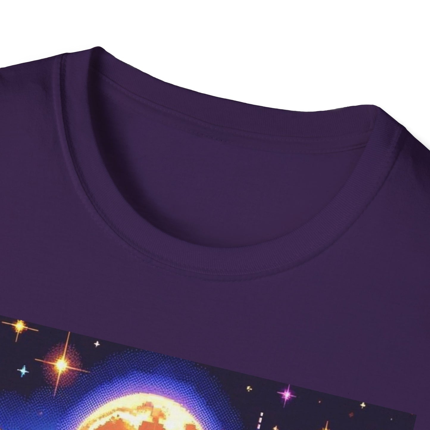 Blue Space Monkey Unisex Soft style T-Shirt #1