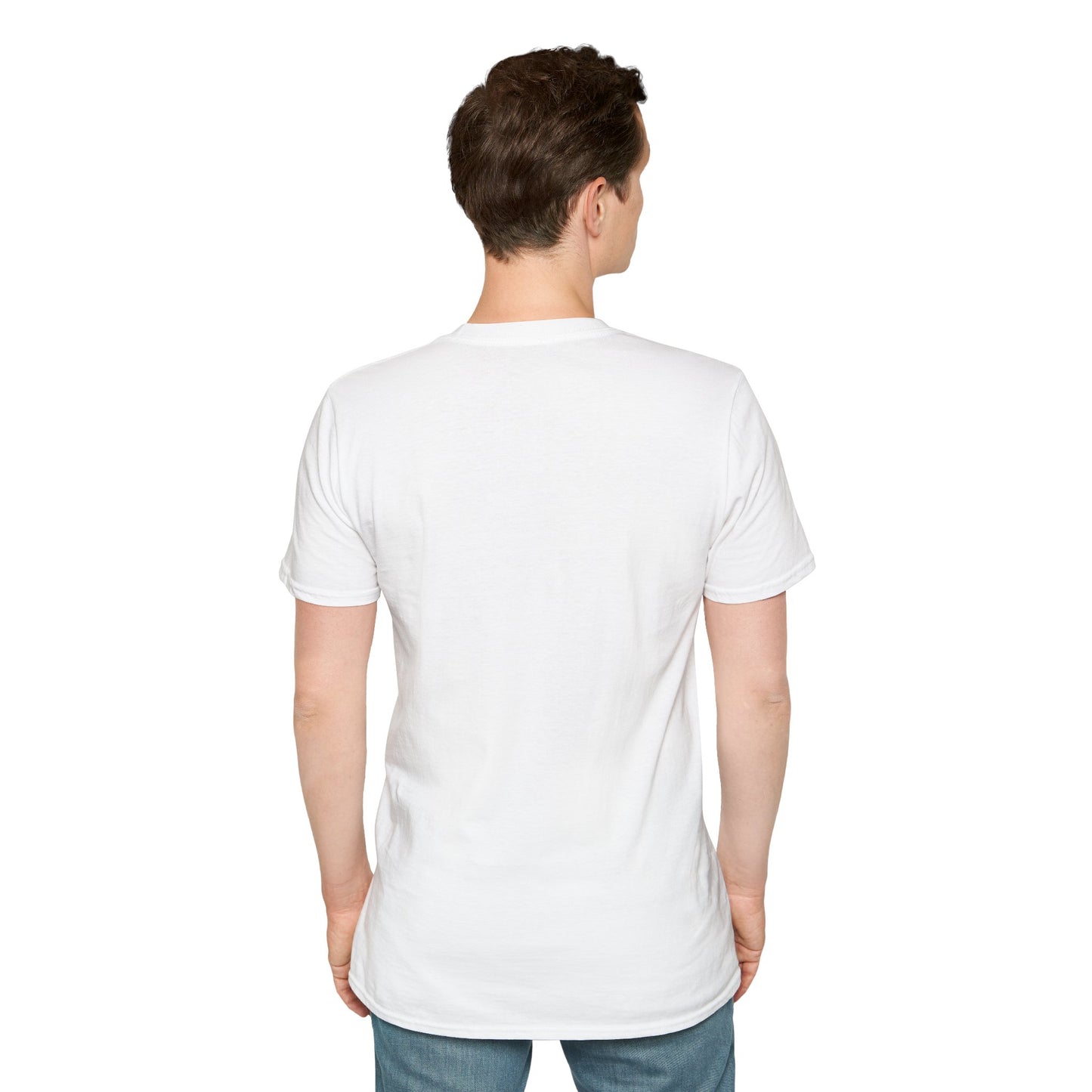 Blue Space Monkey Unisex Soft style T-Shirt #1