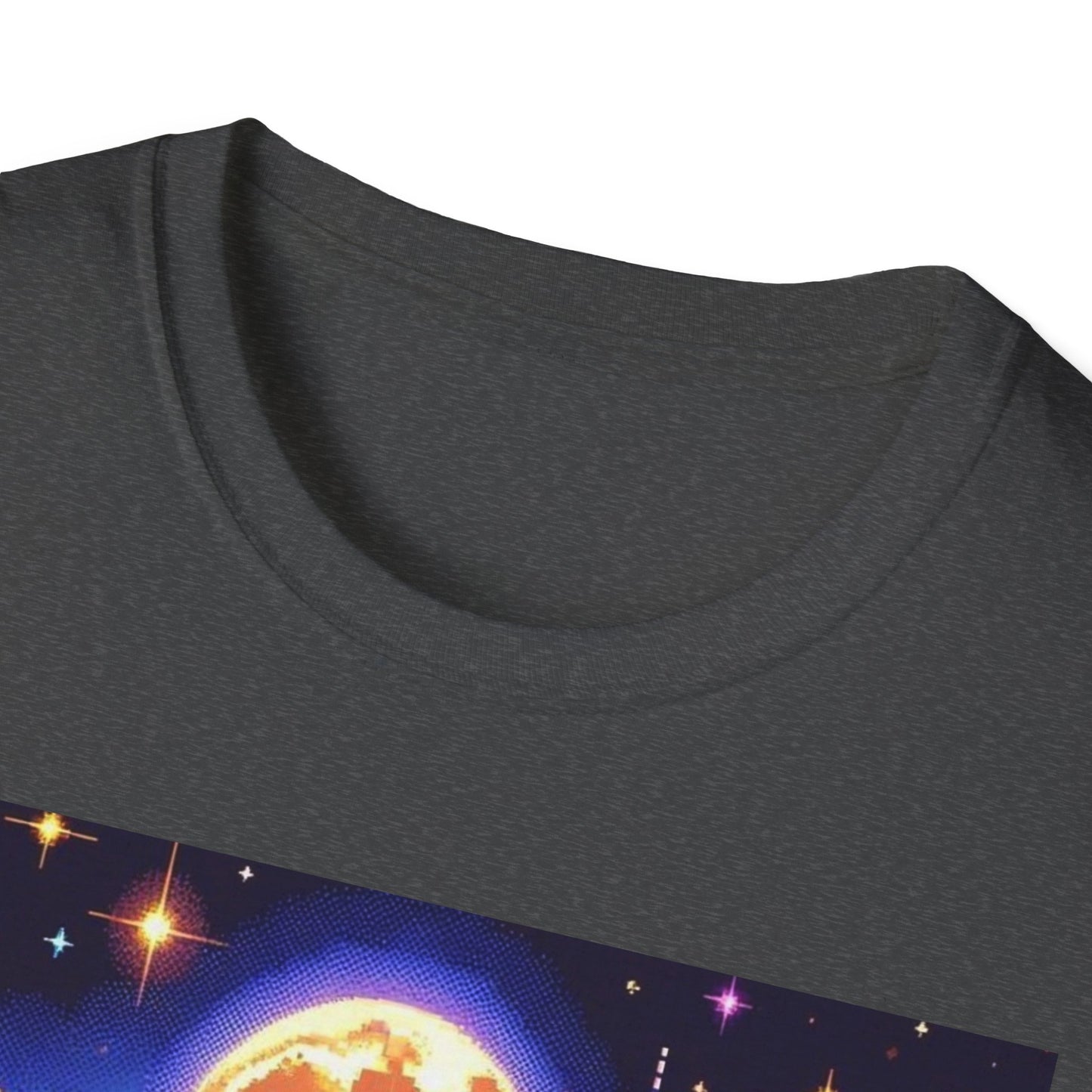 Blue Space Monkey Unisex Soft style T-Shirt #1