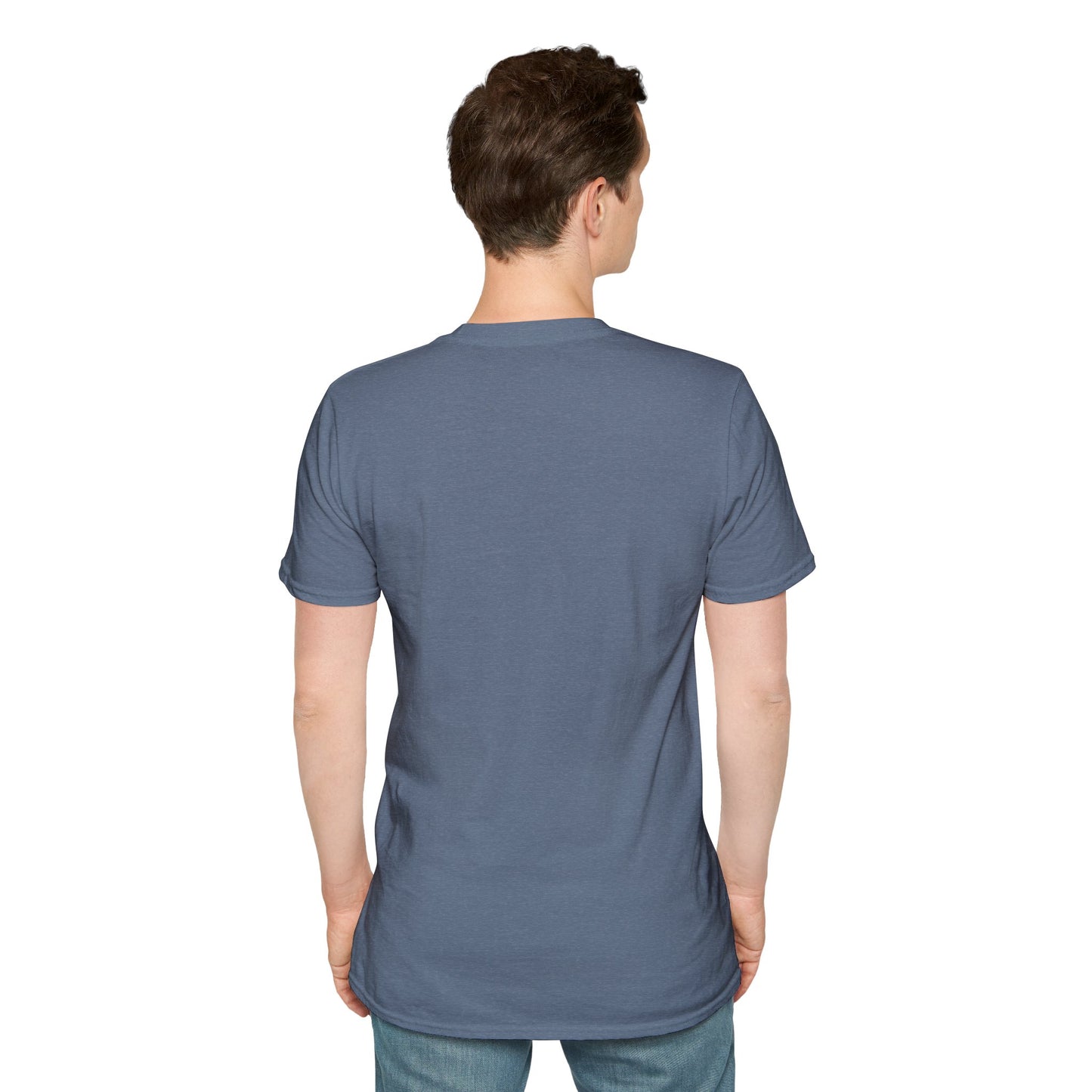 Blue Space Monkey Unisex Soft style T-Shirt #1