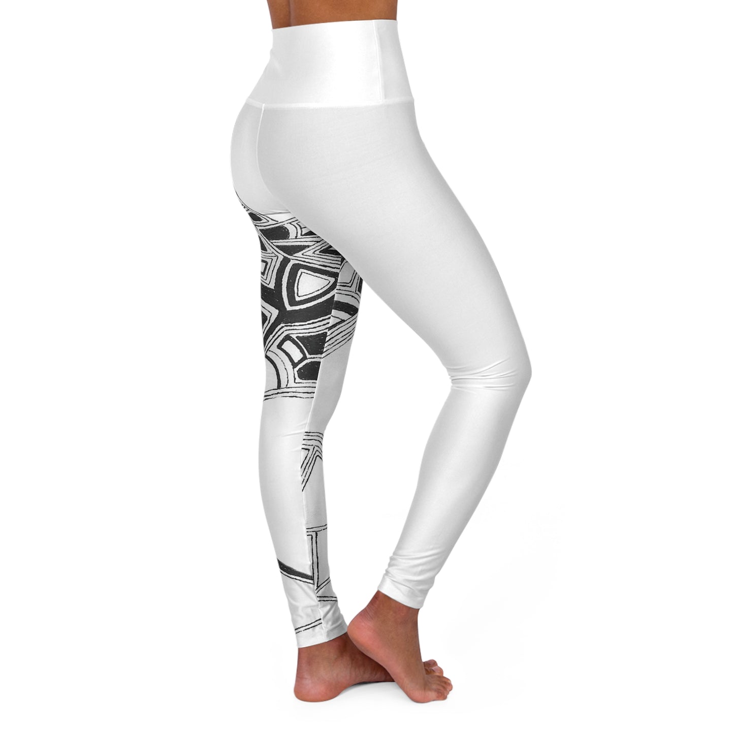 High Waisted Yoga Leggings (AOP)