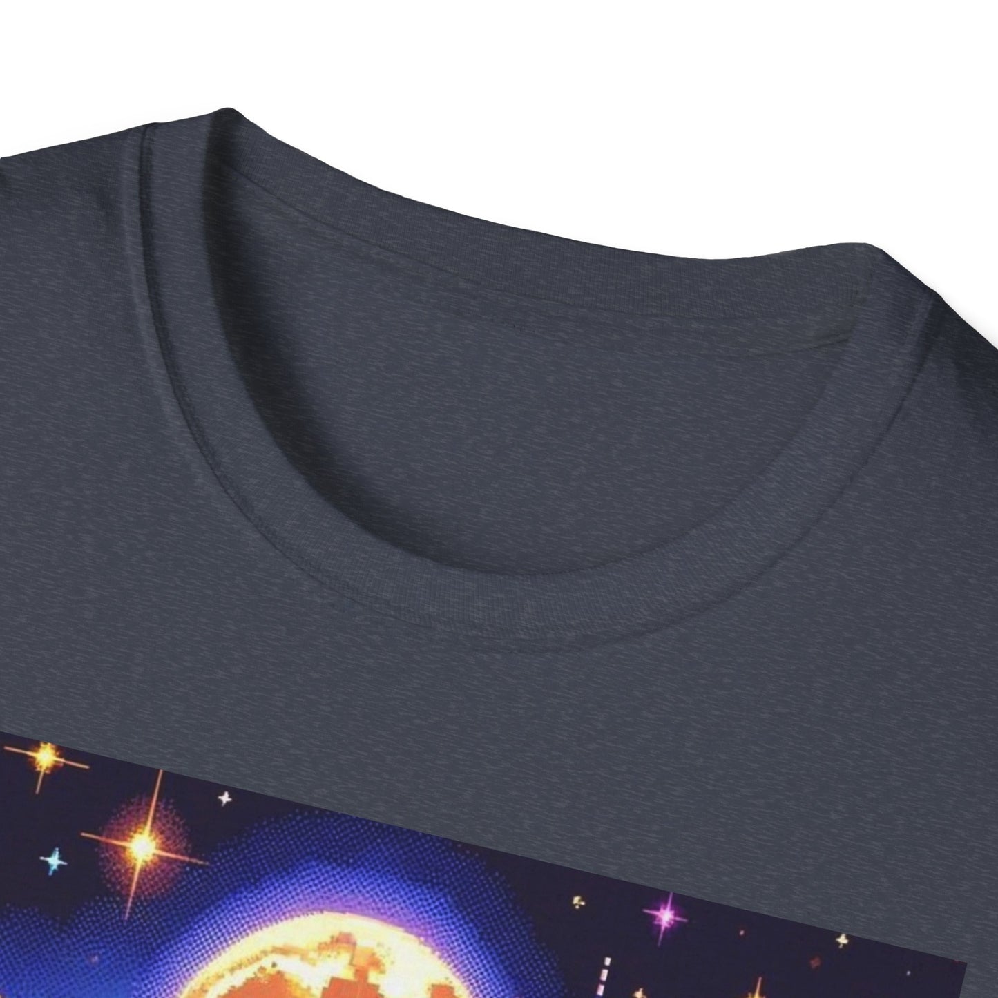 Blue Space Monkey Unisex Soft style T-Shirt #1